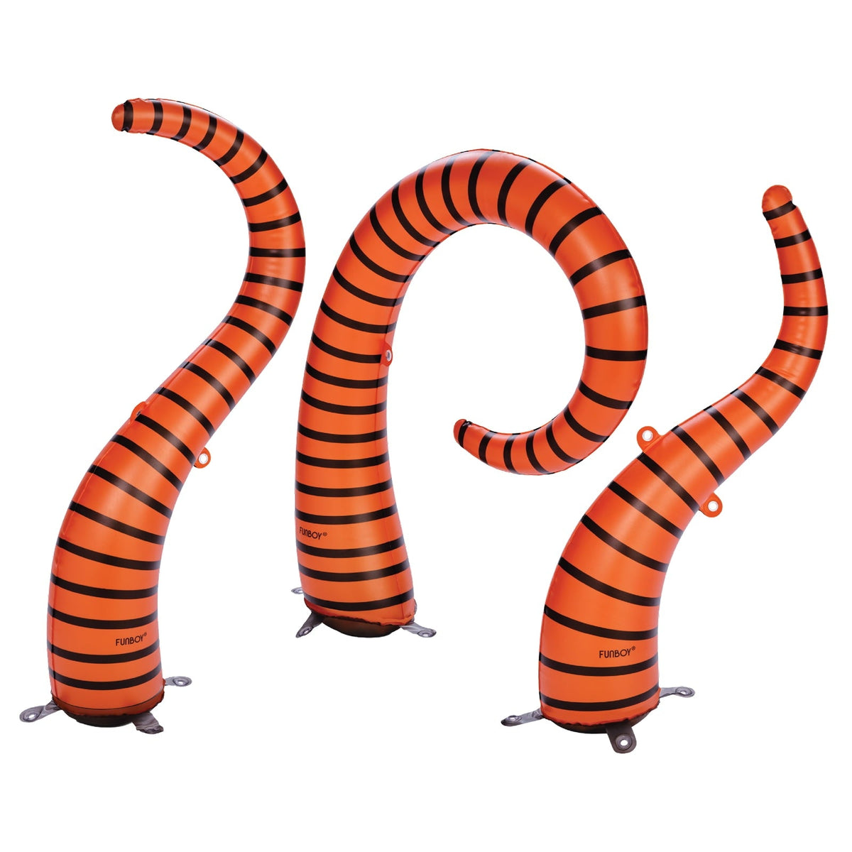 FUNBOY Inflatable Halloween Lawn Snakes 3-Pack, Outdoor Decor with Bonus Ghost
