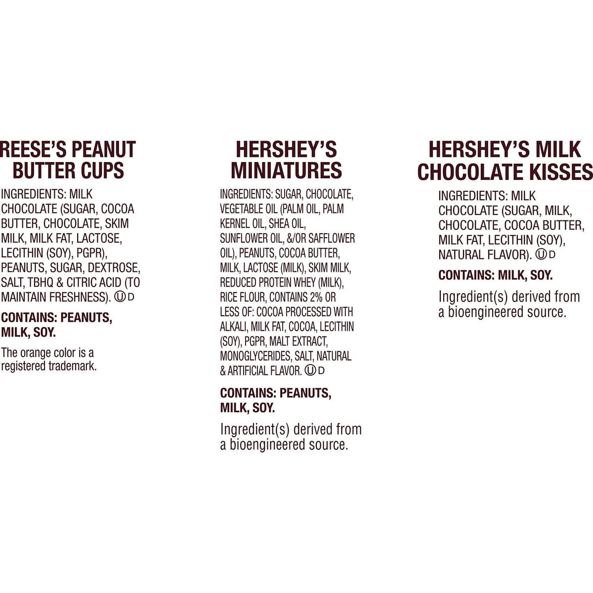 Hershey's and Reese's Assorted Chocolate Flavored, Halloween Candy Party Pack, 35 oz