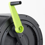 Maze 65-Gallon Dual-Chamber Compost Tumbler With Integrated Cart - Black